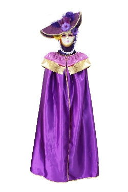 DOMINO PAILLETTES VIOLA